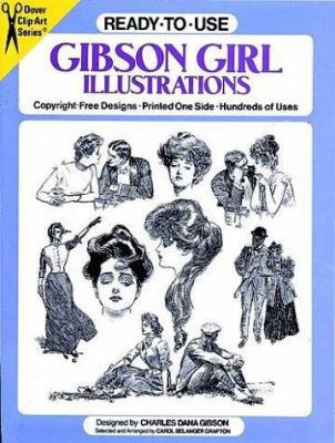Ready-to-Use Gibson Girl Illustrations (Clip Ar... 0486259617 Book Cover