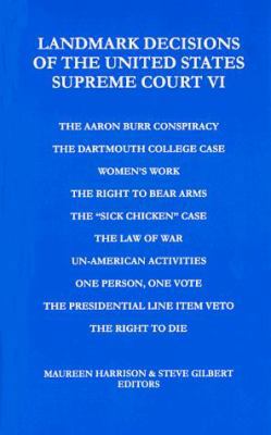 Landmark Decisions of the United States Supreme... 1880780216 Book Cover