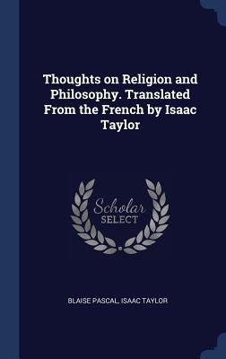 Thoughts on Religion and Philosophy. Translated... 1340382911 Book Cover