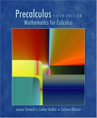 Precalculus: Mathematics for Calculus 0495109975 Book Cover