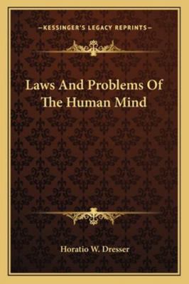 Laws And Problems Of The Human Mind 1162890606 Book Cover