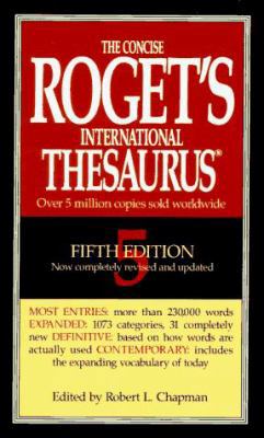 The Concise Roget's International Thesaurus 0061007099 Book Cover