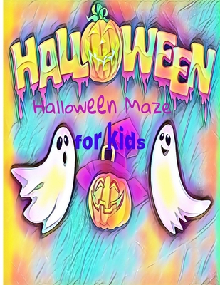 Big Halloween Mazes for Kids Age 4-8 B0CHL8ZFVY Book Cover