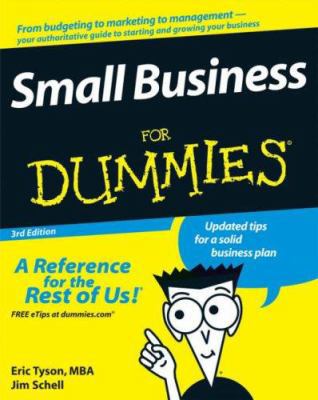 Small Business for Dummies 0470177470 Book Cover