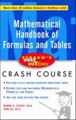 Schaum's Easy Outline of Mathematical Handbook ... 0071369740 Book Cover