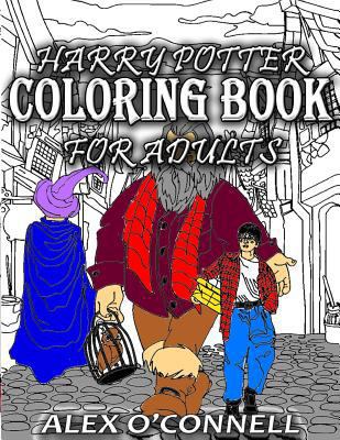 Harry Potter Coloring Book for Adults: Adult Coloring Books - Stress Relief Coloring 1530720303 Book Cover