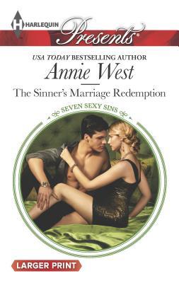The Sinner's Marriage Redemption [Large Print] 0373138407 Book Cover