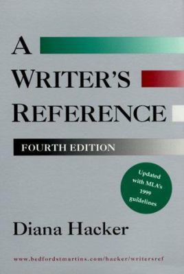 A Writer's Reference 0312247540 Book Cover