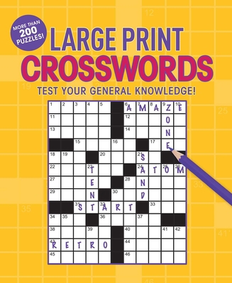 Large Print Crosswords [Large Print] 1645171272 Book Cover