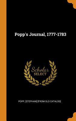 Popp's Journal, 1777-1783 0342561863 Book Cover