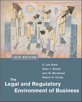 The Legal and Regulatory Environment of Business 0072440600 Book Cover