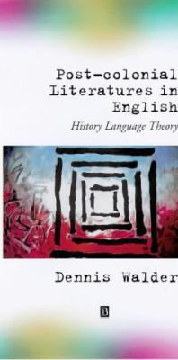 Post-Colonial Literatures in English 0631194916 Book Cover