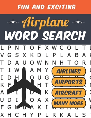 Airplane Word Search: Airline Pilot Gifts Aviat... B088LJJPQD Book Cover