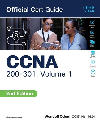 CCNA 200-301 Official Cert Guide, Volume 1 0138229635 Book Cover