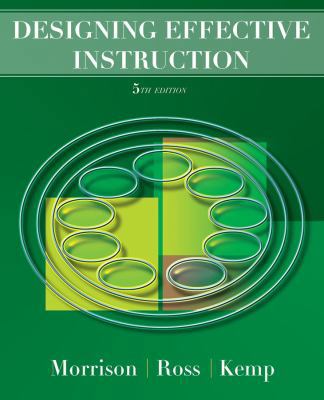 Designing Effective Instruction 5e 0470074264 Book Cover