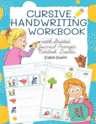 Cursive Handwriting Workbook with Guided Journa... B08W6QD4KJ Book Cover
