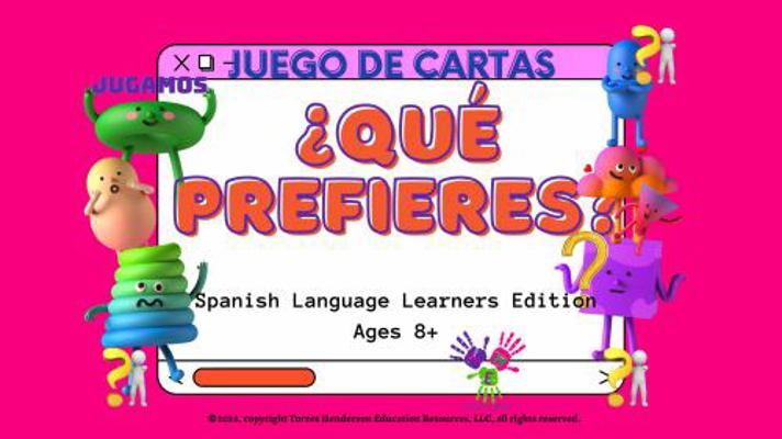 Paperback ?qu? Prefieres? Spanish Card Game 8+ Years : ?qu? Prefieres? Book