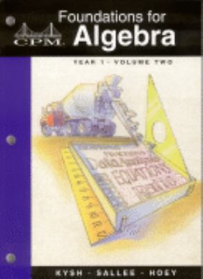 Foundations for Algebra : Year 1 1931287023 Book Cover