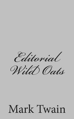 Editorial Wild Oats 1484003152 Book Cover