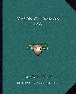 Masonic Common Law 1162895462 Book Cover