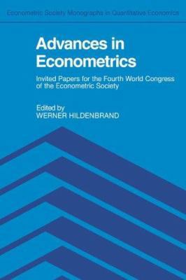 Advances in Econometrics 0521245729 Book Cover