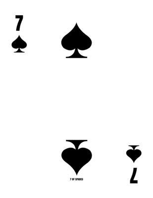 7 Of Spades: Poker Card 5x5 Graph Paper Noteboo... 1704850576 Book Cover