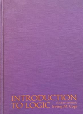 Introduction to Logic 002324920X Book Cover