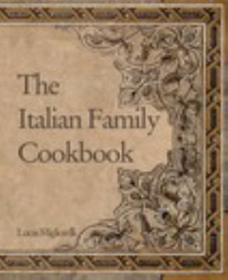 Hardcover Italian Family Cookbook Book