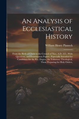 An Analysis of Ecclesiastical History: From the... 1021641847 Book Cover
