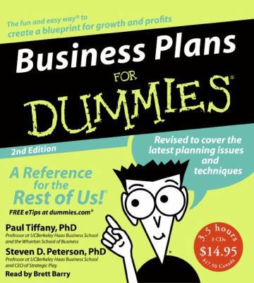 Business Plans for Dummies 2nd Ed. CD 0061374393 Book Cover