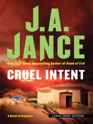 Cruel Intent (Thorndike Press Large Print Basic... [Large Print] 1410408213 Book Cover