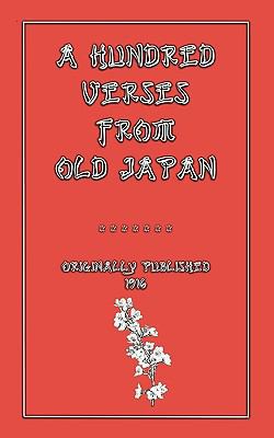 A Hundred Verses from Old Japan 1907256199 Book Cover