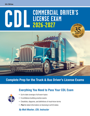 CDL - Commercial Driver's License Exam, 2026-20... 0738612448 Book Cover