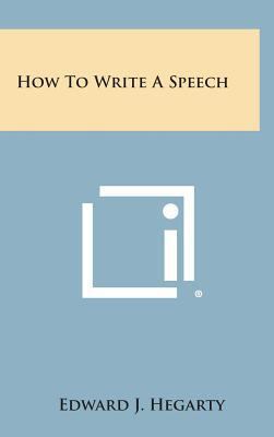 How to Write a Speech 1258875489 Book Cover