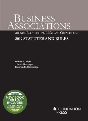 Business Associations: Agency, book by William Klein