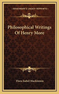 Philosophical Writings Of Henry More 1164506676 Book Cover