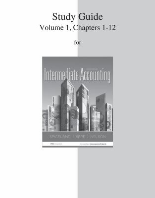 Study Guide Volume 1 for Intermediate Accounting 0077446437 Book Cover