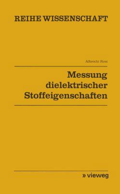 Messung Dielektrischer Stoffeigenschaften [German] 3528068396 Book Cover