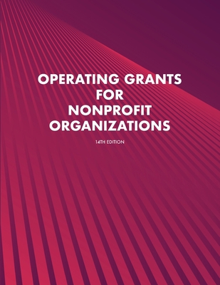 Operating Grants for Nonprofit Organizations 1940750458 Book Cover