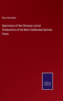 Specimens of the Choicest Lyrical Productions o... 3375174896 Book Cover