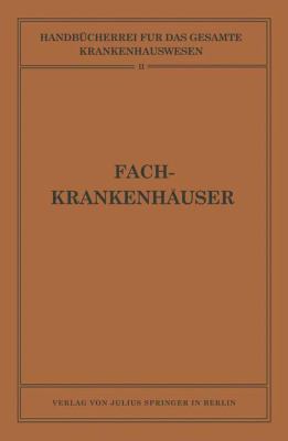 Fachkrankenhäuser [German] 364289156X Book Cover
