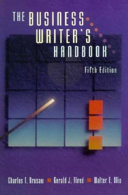 The Business Writer's Handbook 0312166915 Book Cover