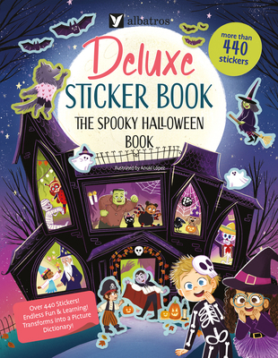 Deluxe Sticker Book: The Spooky Halloween Book 8000076160 Book Cover