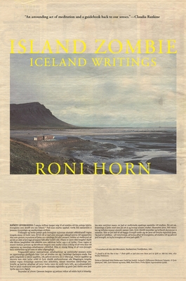 Island Zombie: Iceland Writings 0691248621 Book Cover