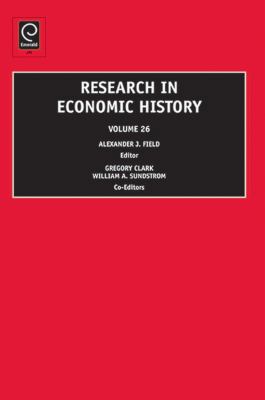 Research in Economic History 1848553366 Book Cover