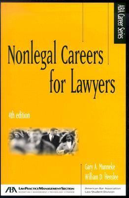 Nonlegal Careers for Lawyers 1590311523 Book Cover