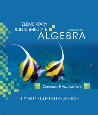 Elementary and Intermediate Algebra: Concepts a... 0321559444 Book Cover