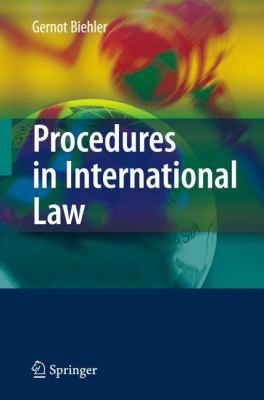 Procedures in International Law 3642093914 Book Cover