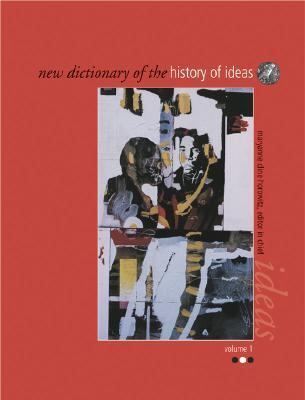 New Dictionary of the History of Ideas 0684314525 Book Cover