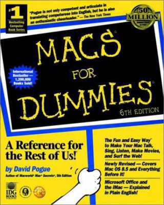 Macs For Dummies 0764503987 Book Cover